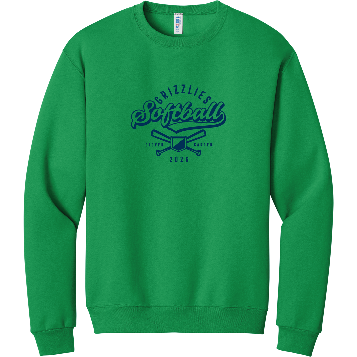 Ladies Softball Classic Crewneck Sweatshirt