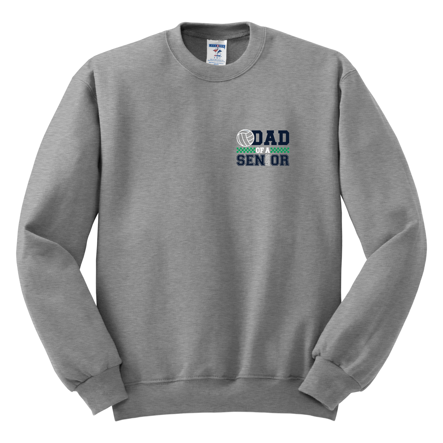 Volleyball Senior Dad Crewneck Sweatshirt