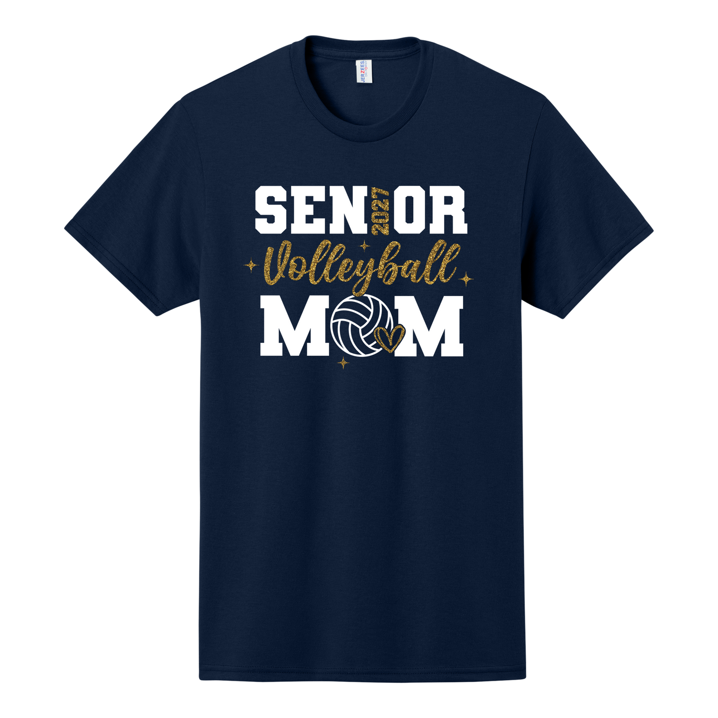 Volleyball Senior Mom 2027 Tee