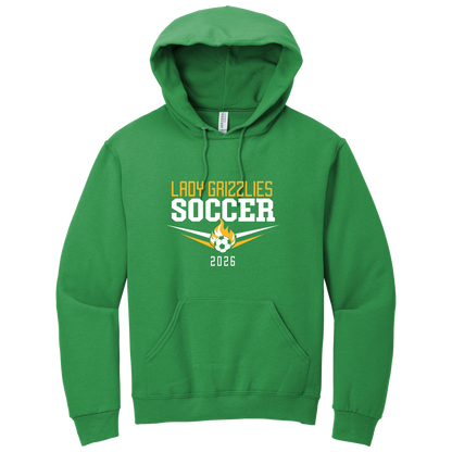 Ladies Soccer Flame Hoodie