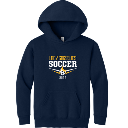 Ladies Soccer Flame Hoodie