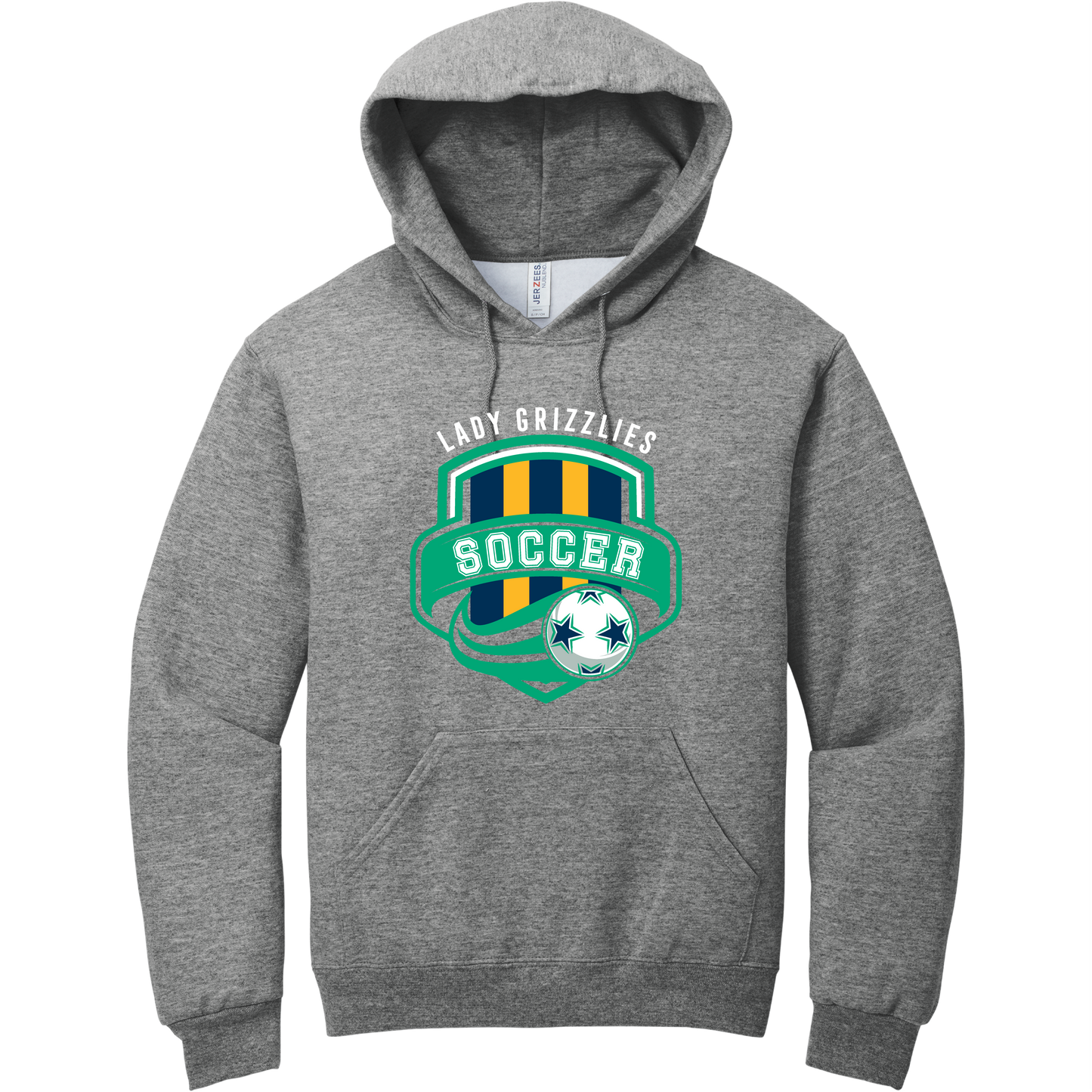 Ladies Soccer Goal Hoodie