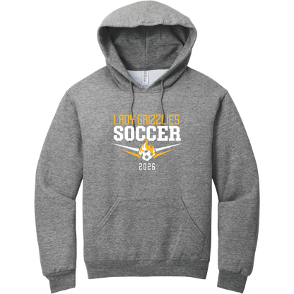 Ladies Soccer Flame Hoodie