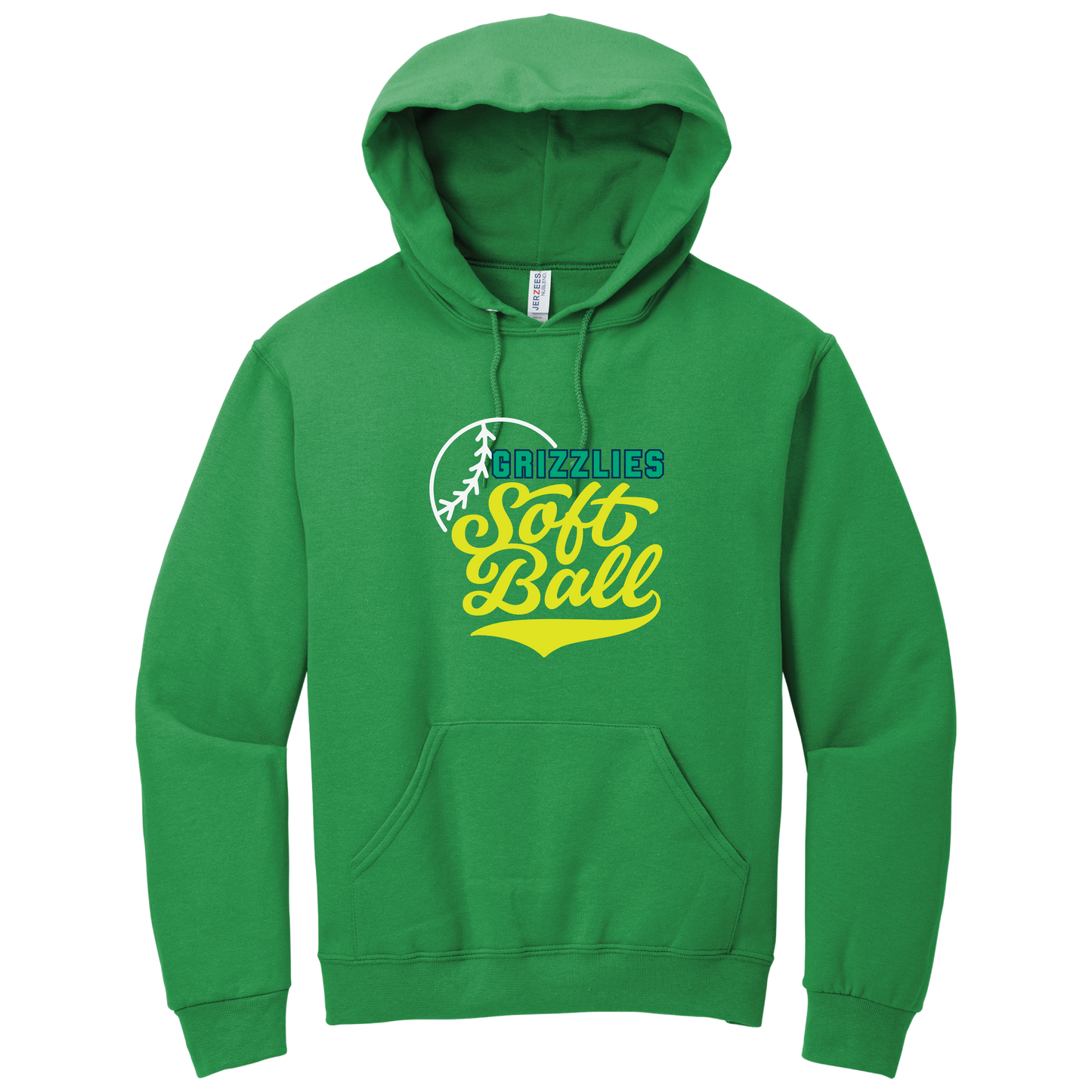 Ladies Softball Neon Hoodie