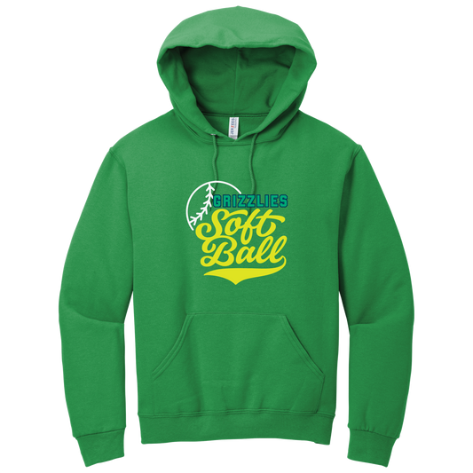 Ladies Softball Neon Hoodie