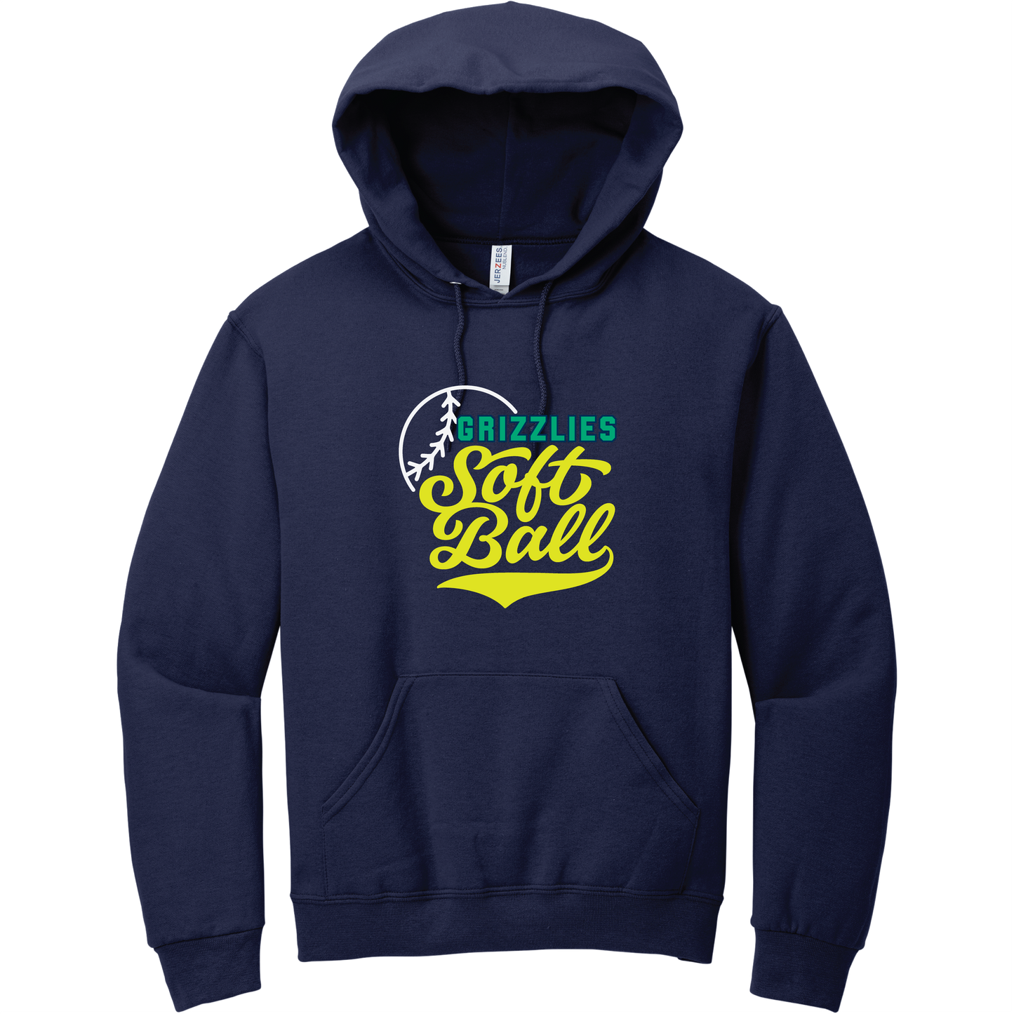 Ladies Softball Neon Hoodie