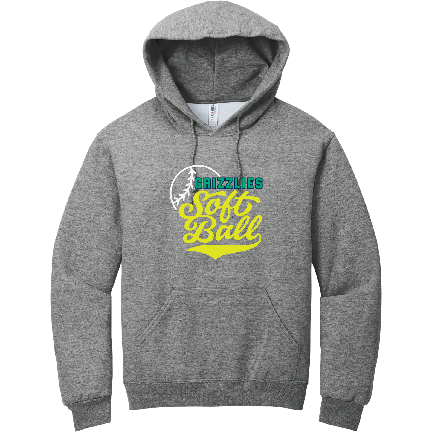 Ladies Softball Neon Hoodie