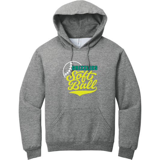 Ladies Softball Neon Hoodie