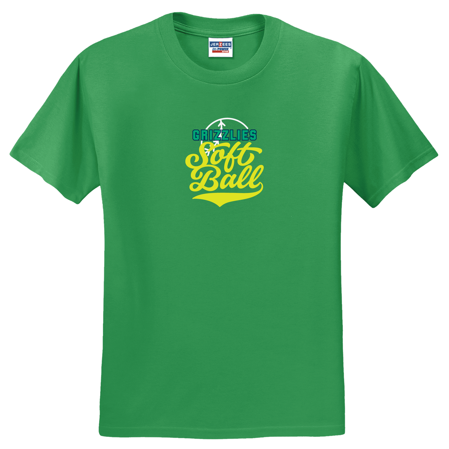 Ladies Softball Neon T-Shirt