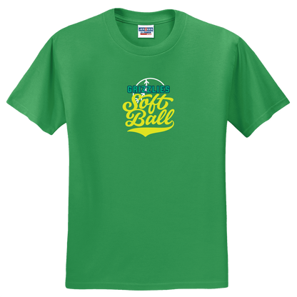 Ladies Softball Neon T-Shirt
