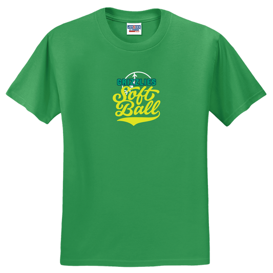 Ladies Softball Neon T-Shirt