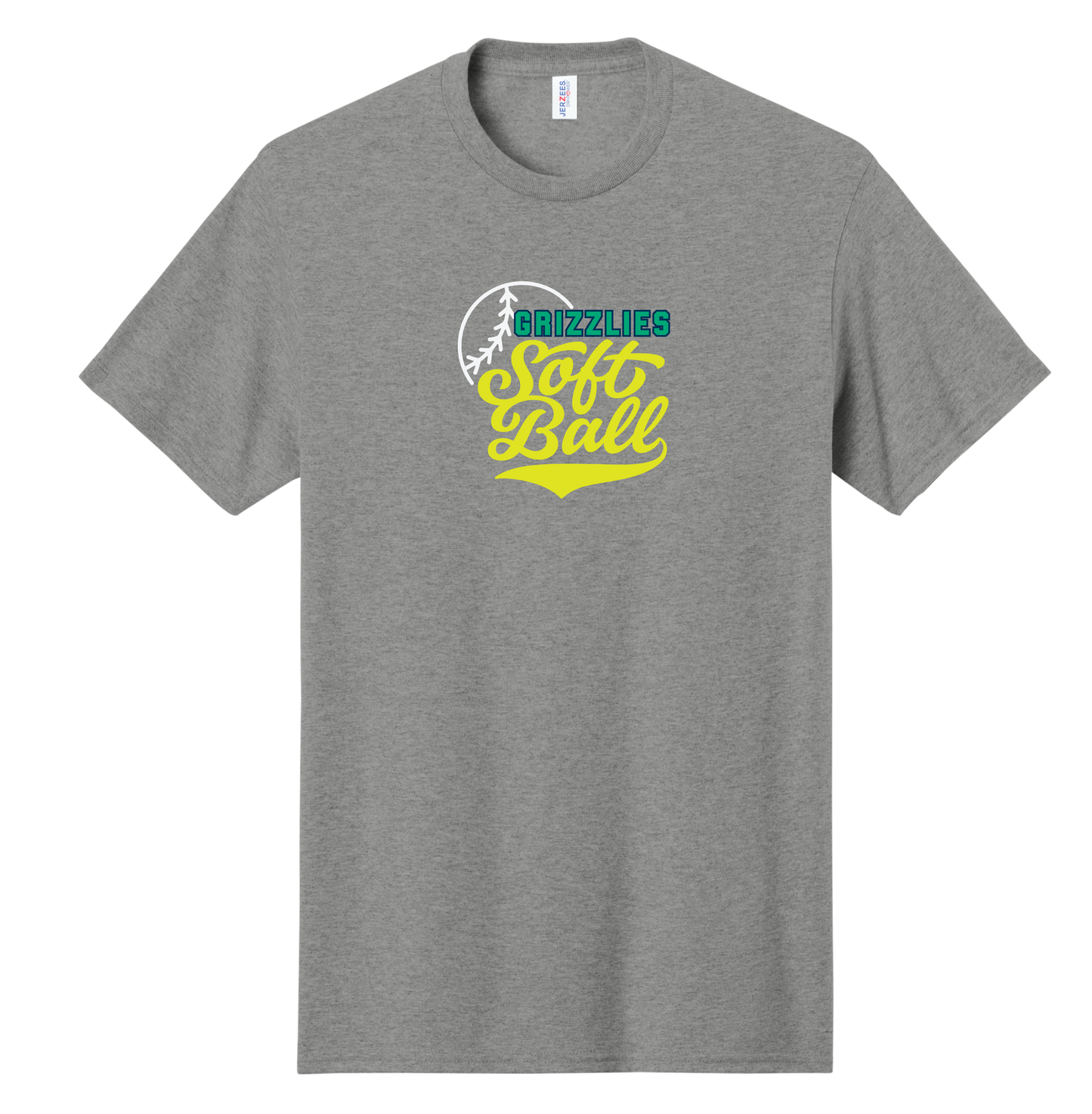 Ladies Softball Neon T-Shirt