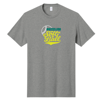 Ladies Softball Neon T-Shirt