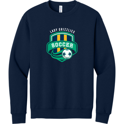 Ladies Soccer Goal Crewneck Sweatshirt