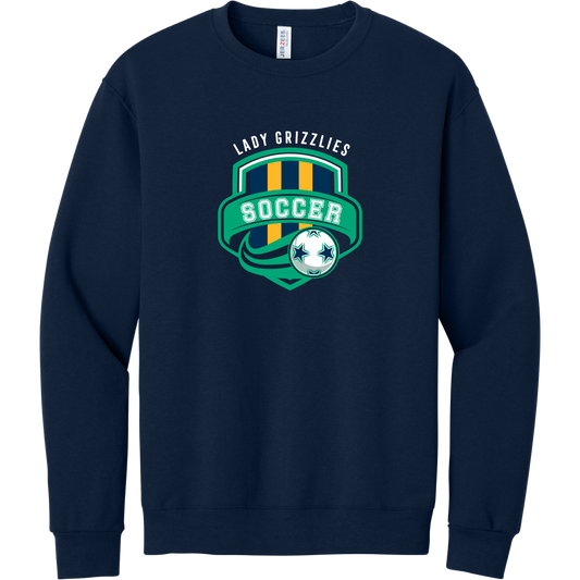 Ladies Soccer Goal Crewneck Sweatshirt