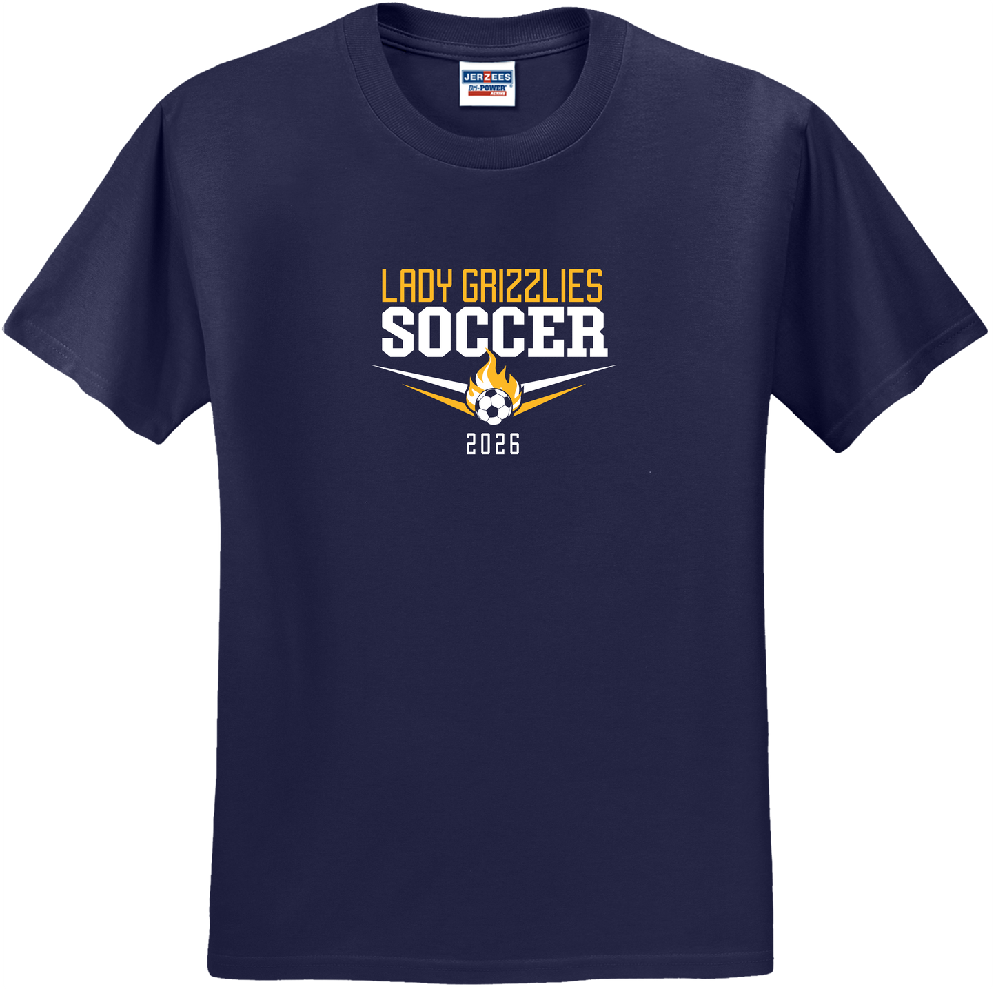 Ladies Soccer Flame T-shirt