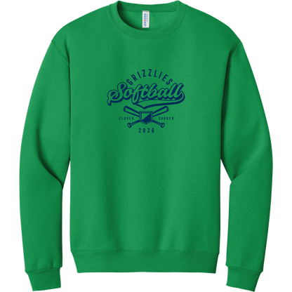 Ladies Softball Classic Crewneck Sweatshirt