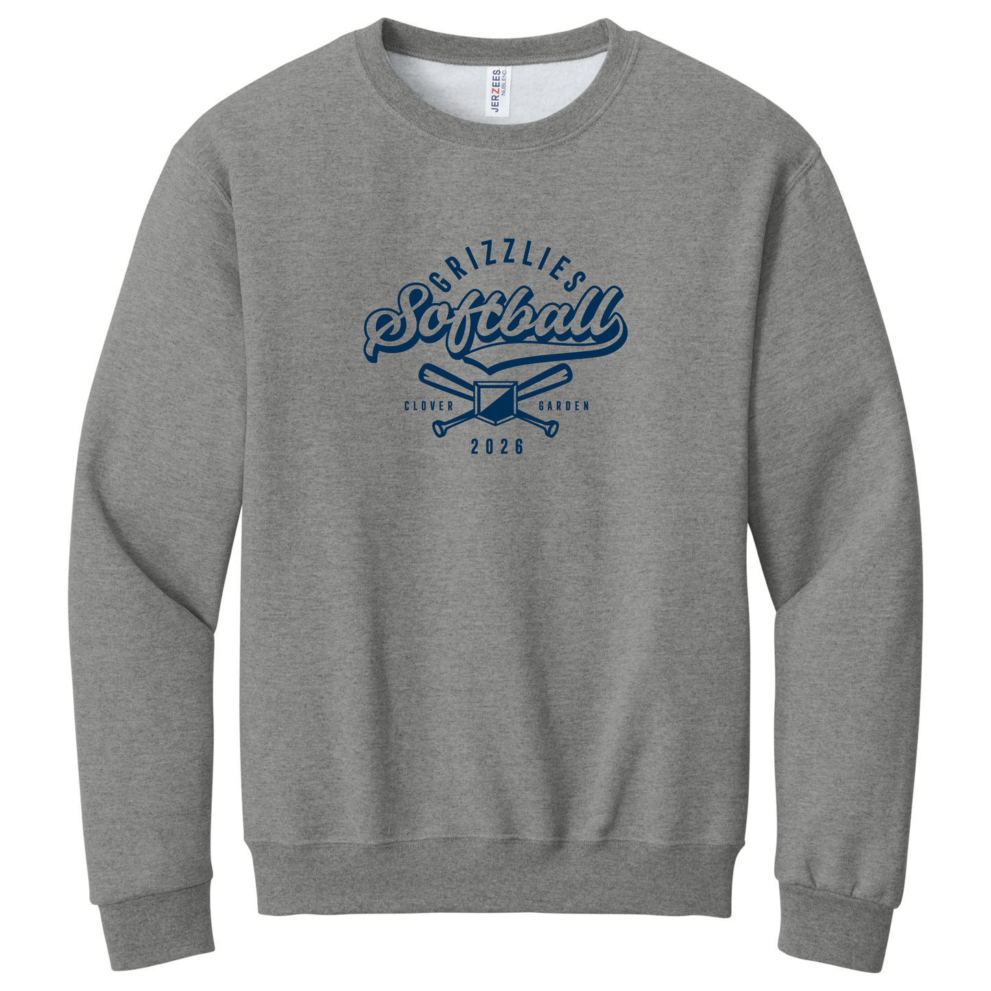 Ladies Softball Classic Crewneck Sweatshirt