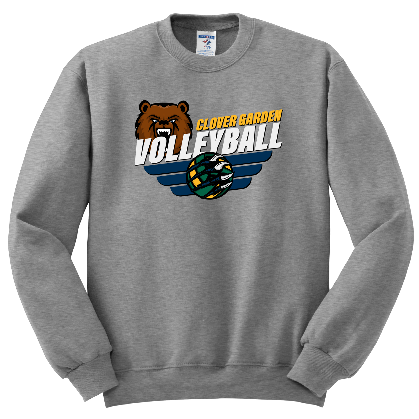 Clover Garden Volleyball Crewneck