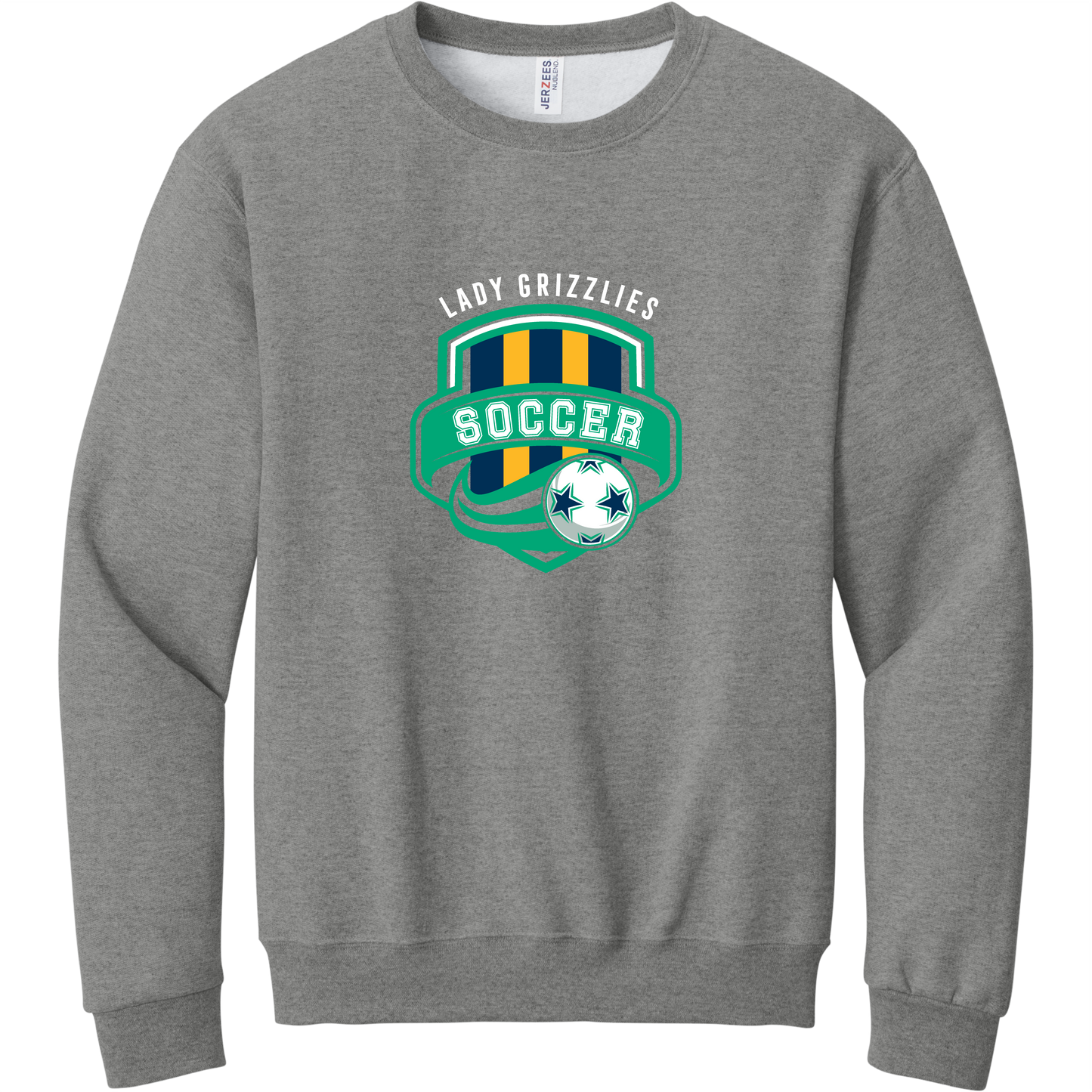 Ladies Soccer Goal Crewneck Sweatshirt