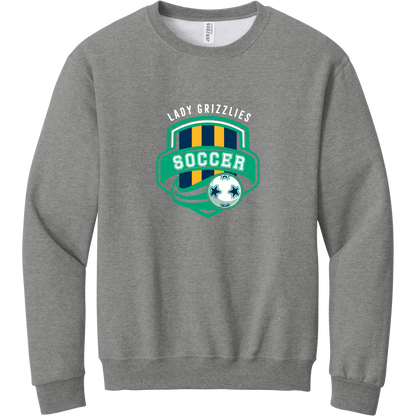 Ladies Soccer Goal Crewneck Sweatshirt