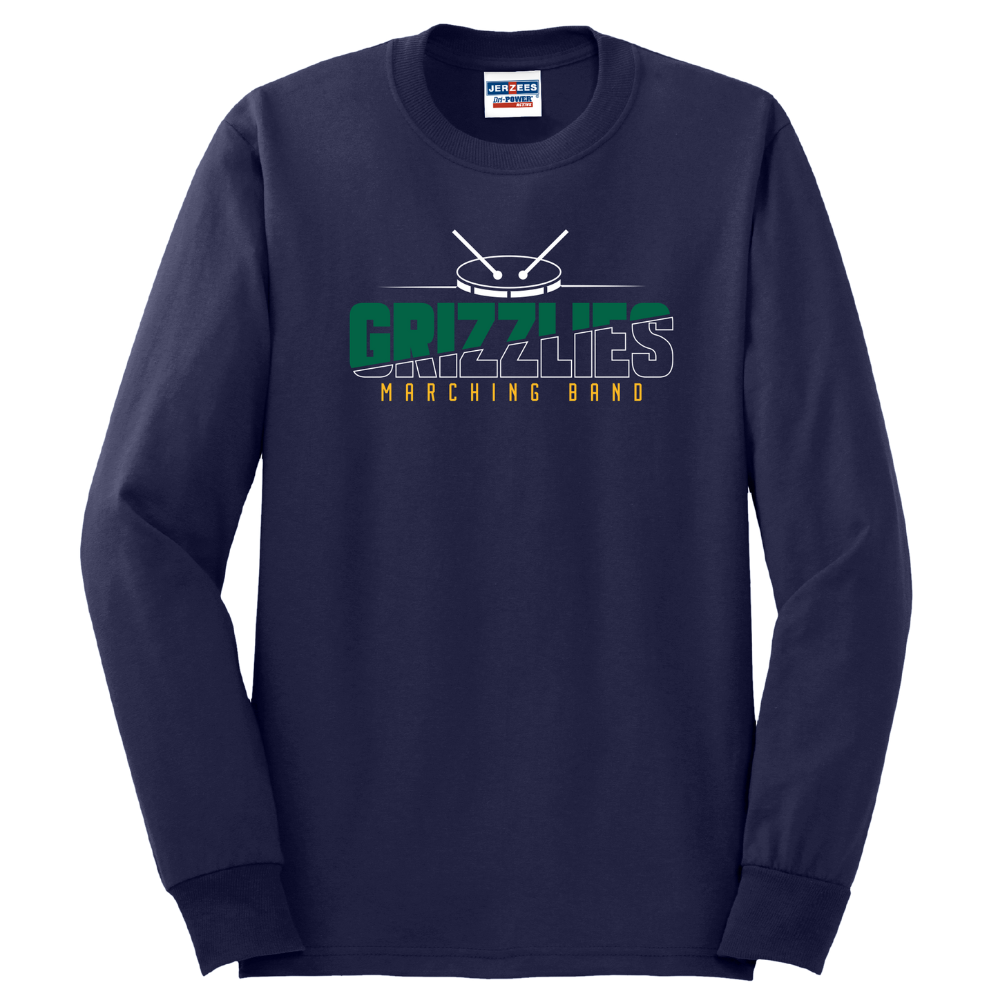 Grizzlies Marching Band  Long Sleeve T-Shirt