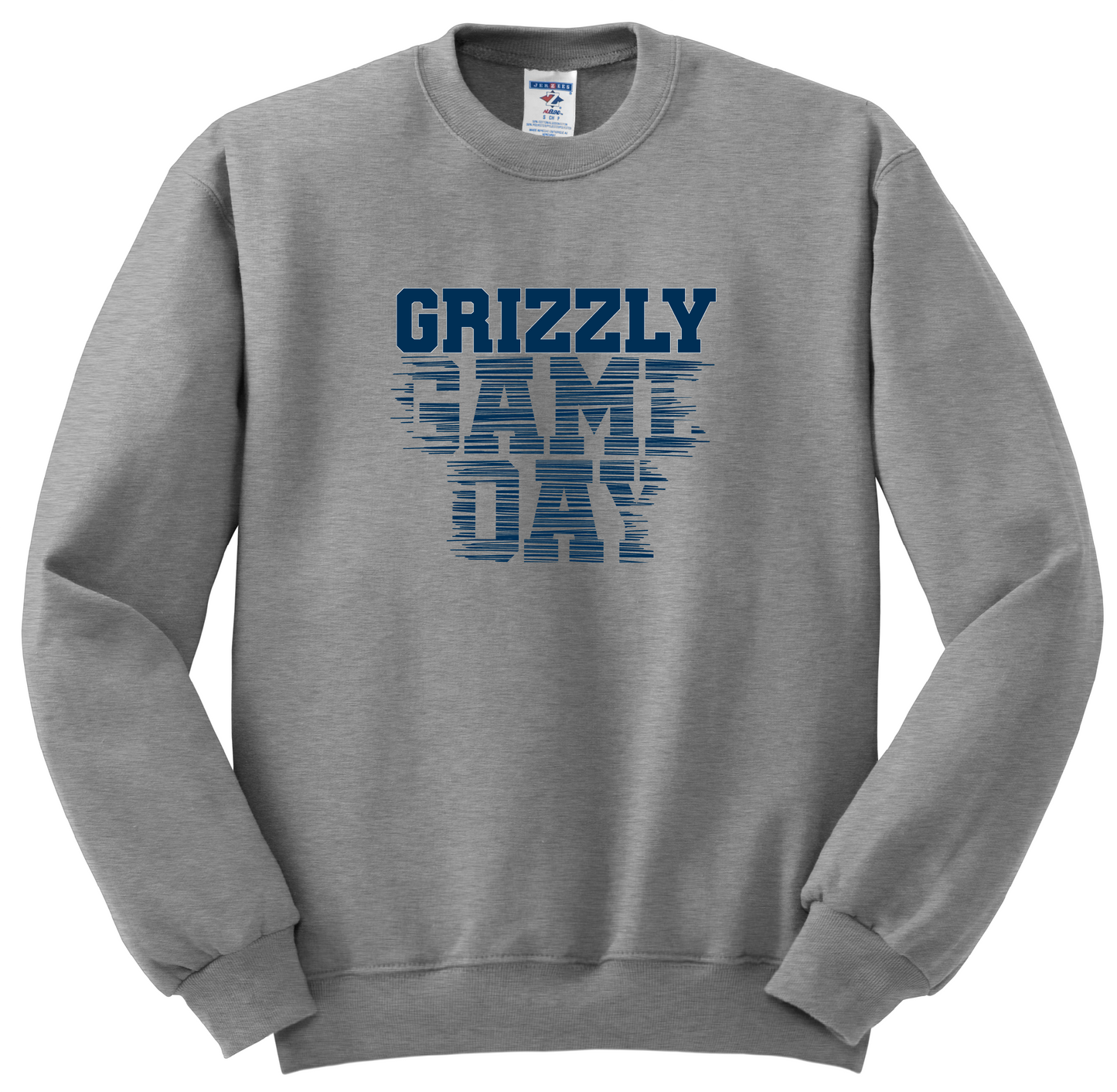 Grizzly Game Day Crewneck in Oxford