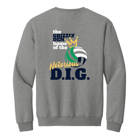Grizzlies Volleyball Notorious D.I.G. Crew