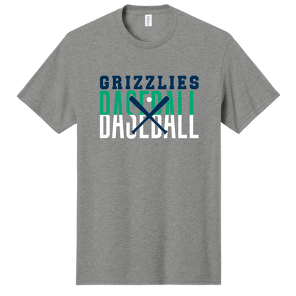 Men's Baseball Cross Bat T-Shirt