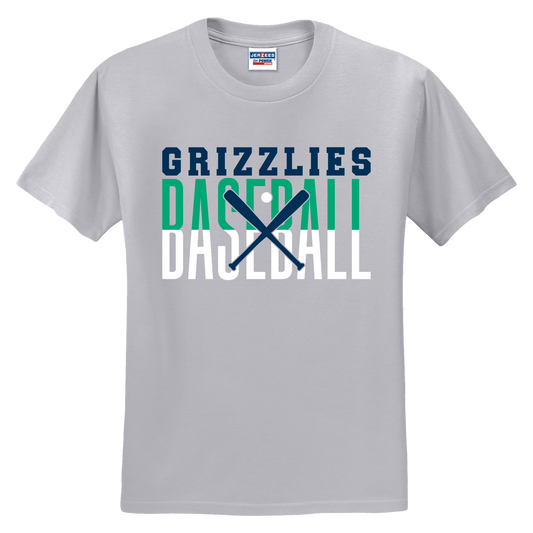 Men's Baseball Cross Bat T-Shirt