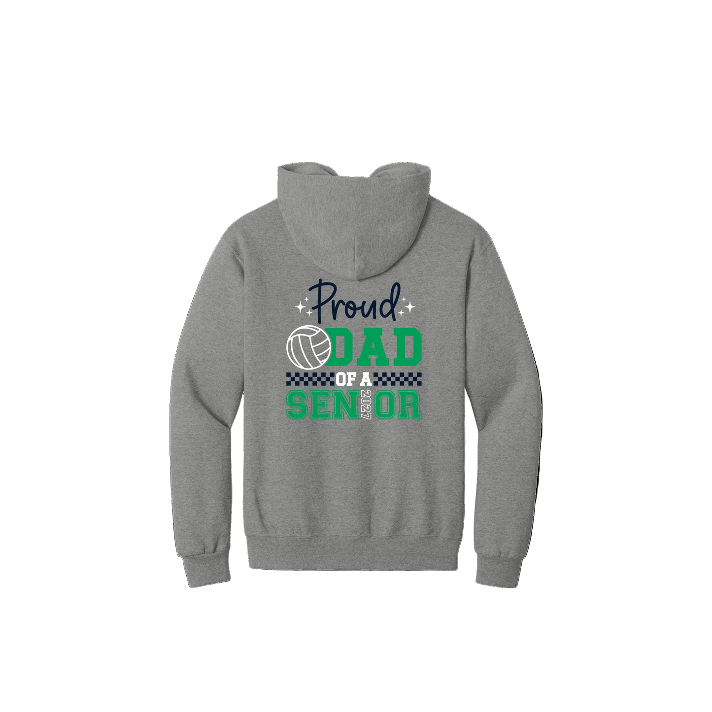 Volleyball Senior Dad Hoodie