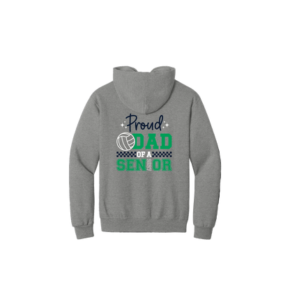 Volleyball Senior Dad Hoodie