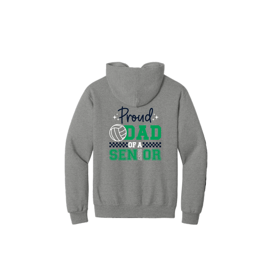Volleyball Senior Dad Hoodie