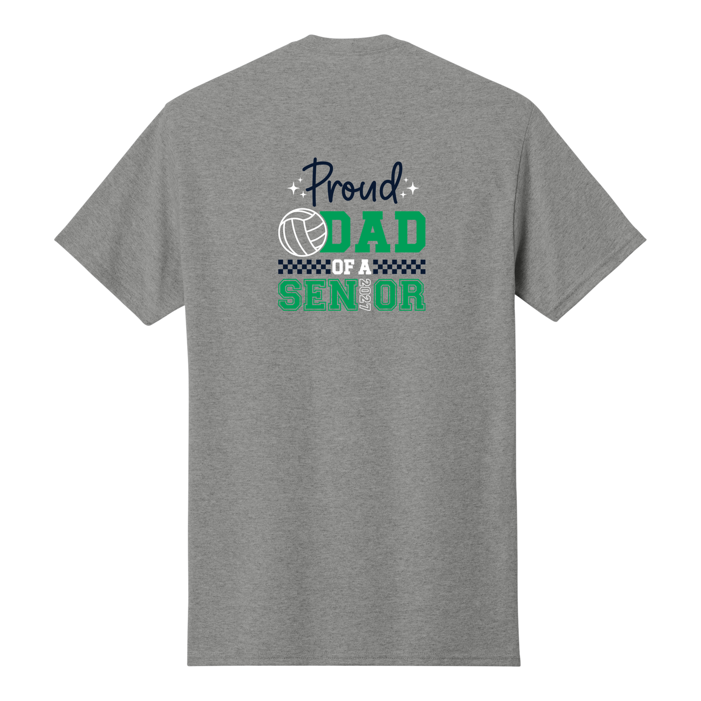 Volleyball Senior Dad Tee