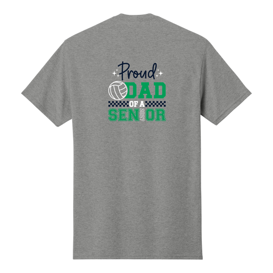 Volleyball Senior Dad Tee