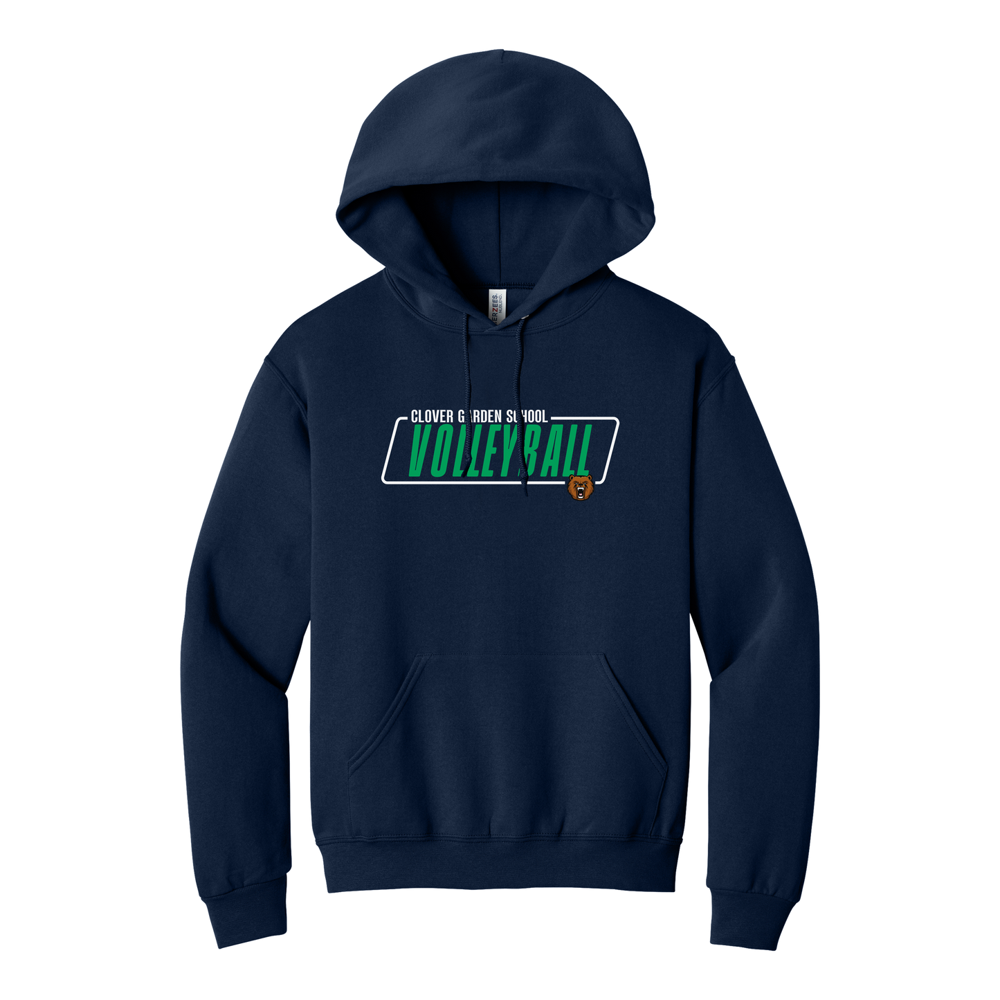 Grizzlies Volleyball Modern Hoodie