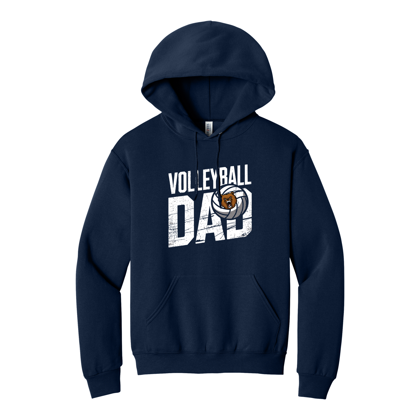 Grizzlies Volleyball Dad Hoodie