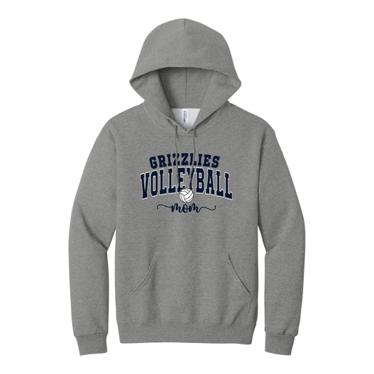 Grizzlies Volleyball Mom Hoodie