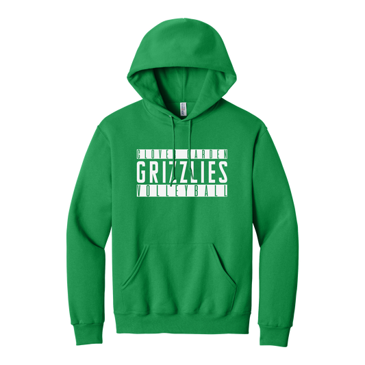 Grizzlies Volleyball Stripe Stack Hoodie