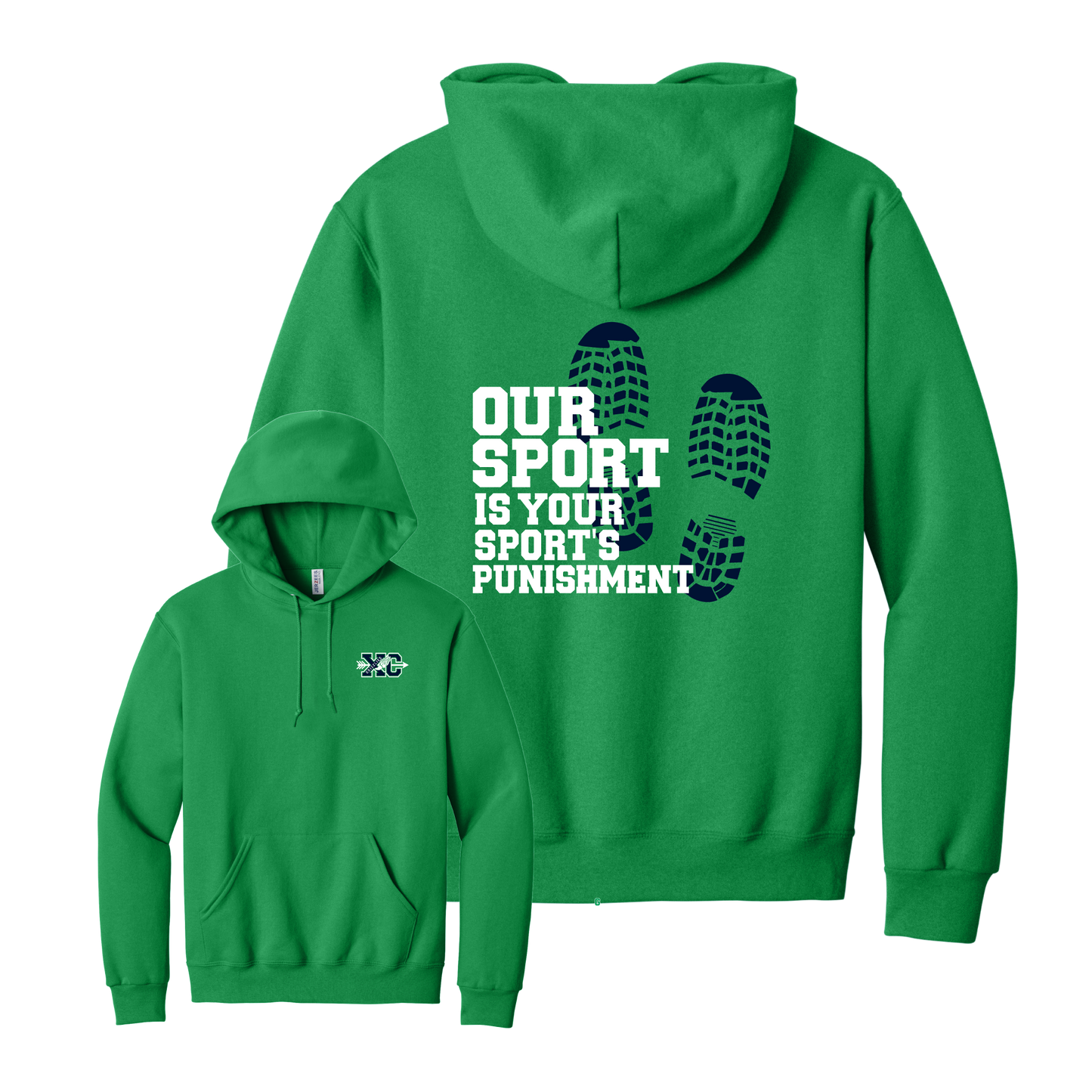 Grizzlies Cross Country Punishment Hoodie