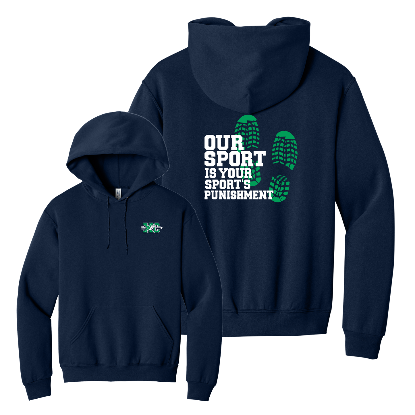 Grizzlies Cross Country Punishment Hoodie